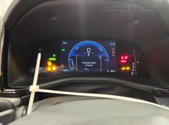 4T1DAACKXSU621559 2025 TOYOTA CAMRY Black Instrument cluster view