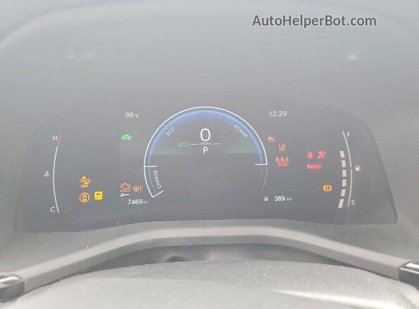 4T1DAACKXTU274350 2026 TOYOTA CAMRY Gray Вид щитка приладів