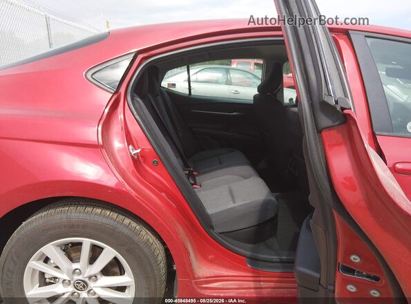 4T1DAACKXTU309369 2026 TOYOTA CAMRY Red VIN sticker view