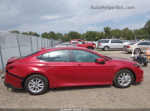 4T1DAACKXTU309369 2026 TOYOTA CAMRY Red Rear interior view