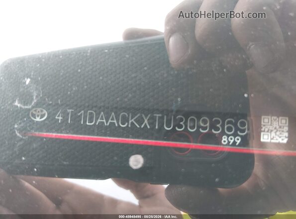 4T1DAACKXTU309369 2026 TOYOTA CAMRY Red Engine compartment view