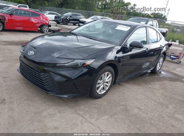 4T1DAACKXTU701381 2026 TOYOTA CAMRY Black წინა მარცხენა ხედი სამი მეოთხედიდან