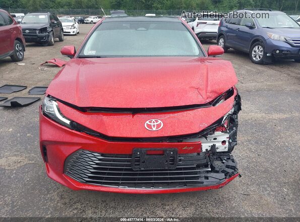 4T1DBADK0SU023167 2025 TOYOTA CAMRY Red Vista frontal