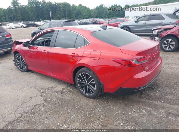 4T1DBADK0SU023167 2025 TOYOTA CAMRY Red Trasero izquierdo