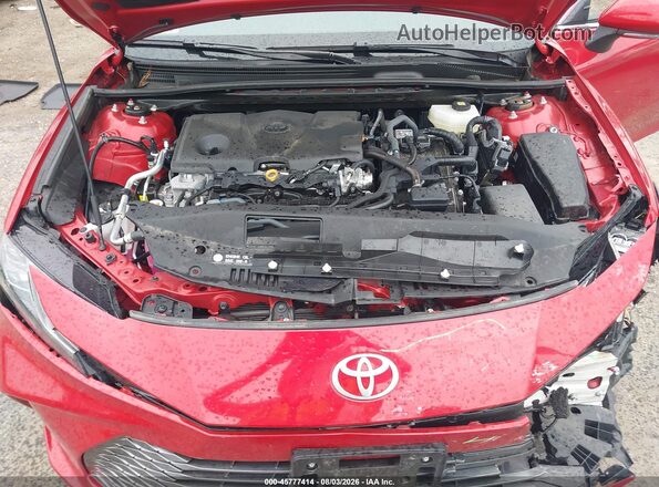 4T1DBADK0SU023167 2025 TOYOTA CAMRY Red Vista trasera