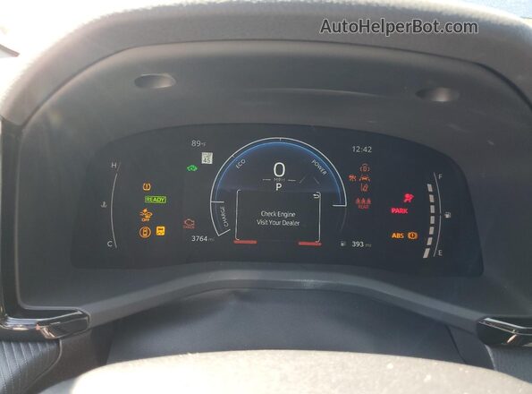 4T1DBADK0SU031348 2025 TOYOTA CAMRY Blue Սարքավորումների վահանակի տեսք