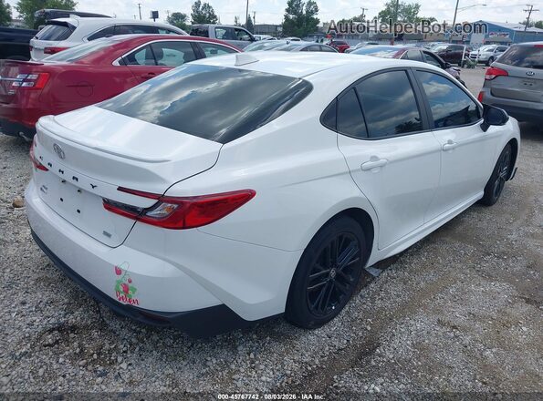 4T1DBADK3SU001678 2025 TOYOTA CAMRY White უკანა მარჯვენა