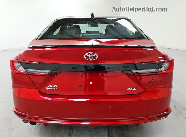 4T1DBADK3SU002443 2025 TOYOTA CAMRY Red Vista trasera
