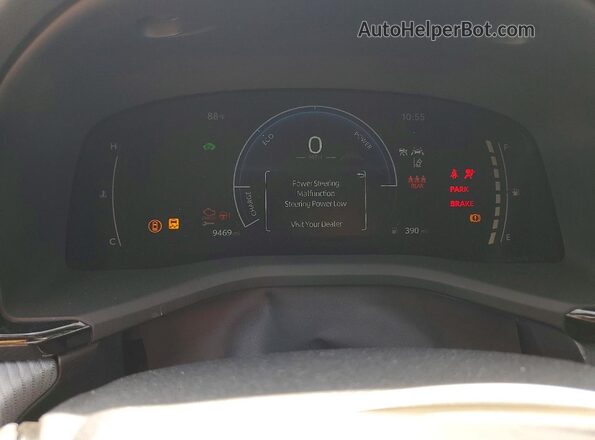 4T1DBADK3SU010493 2025 TOYOTA CAMRY White Вид щитка приладів