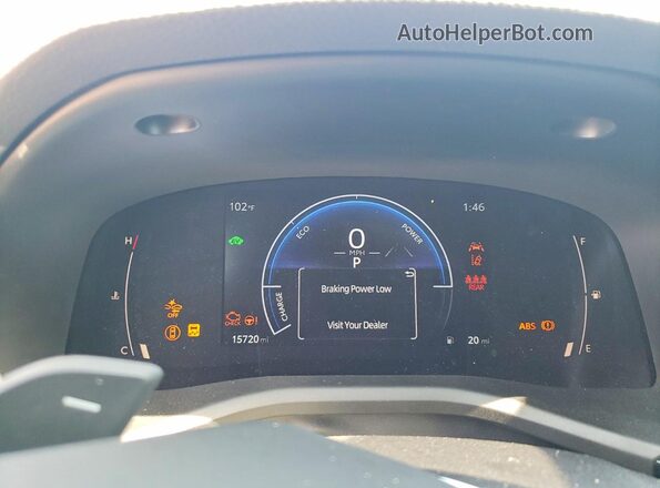 4T1DBADK4TU049983 2026 TOYOTA CAMRY Blue Instrument cluster view
