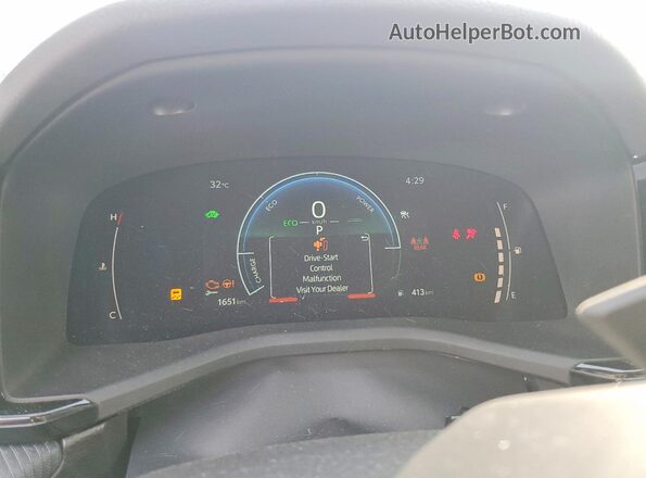 4T1DBADK6SU534706 2025 TOYOTA CAMRY Черный Вид щитка приборов