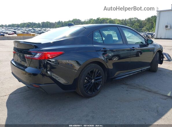 4T1DBADK7SU035610 2025 TOYOTA CAMRY Black Հետևի աջ