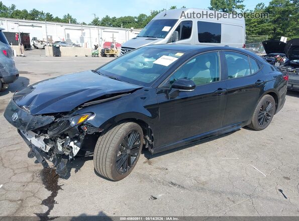 4T1DBADK7SU035610 2025 TOYOTA CAMRY Black Առջևի ձախ երեք քառորդ տեսարան
