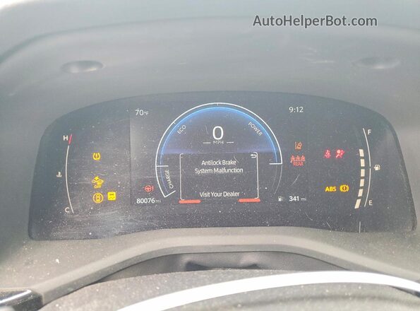 4T1DBADK8SU021845 2025 TOYOTA CAMRY Blue Вид щитка приладів