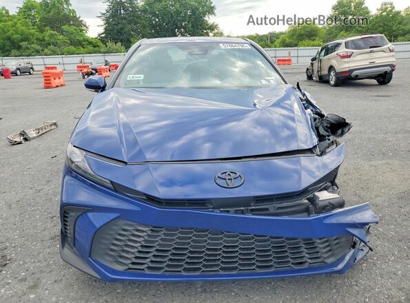 4T1DBADK8SU021845 2025 TOYOTA CAMRY Blue Вид спереду