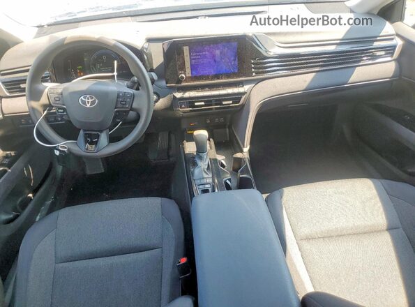 4T1DBADKXSU026352 2025 TOYOTA CAMRY Blue Dashboard view
