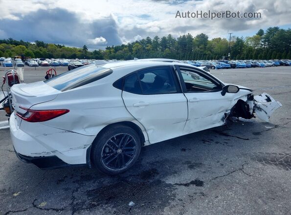 4T1DBADKXSU531033 2025 TOYOTA CAMRY White Задня права чверть