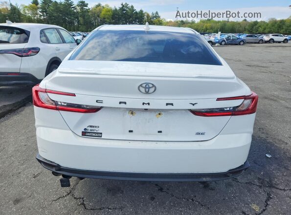4T1DBADKXSU531033 2025 TOYOTA CAMRY White Вид ззаду
