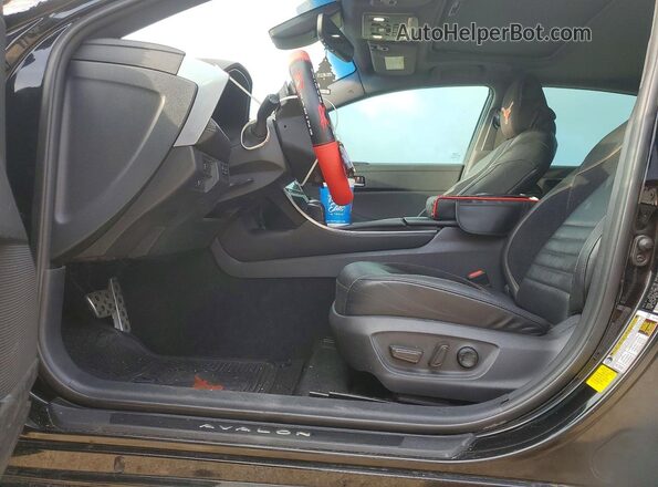4T1EZ1FB3LU043279 2020 TOYOTA AVALON Black წინა სალონის ხედი