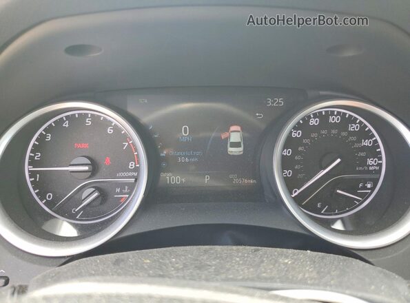 4T1F11BK0RU128087 2024 TOYOTA CAMRY Gray ხელსაწყოთა პანელის ხედი