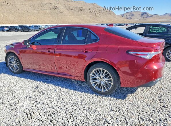 4T1F11BK9LU015486 2020 TOYOTA CAMRY Red Rear left