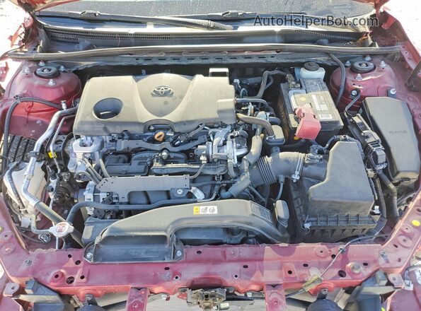 4T1F11BK9LU015486 2020 TOYOTA CAMRY Red Rear interior view