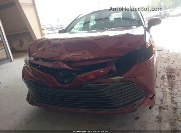 4T1F31AK0LU543445 2020 TOYOTA CAMRY Maroon Вид щитка приладів