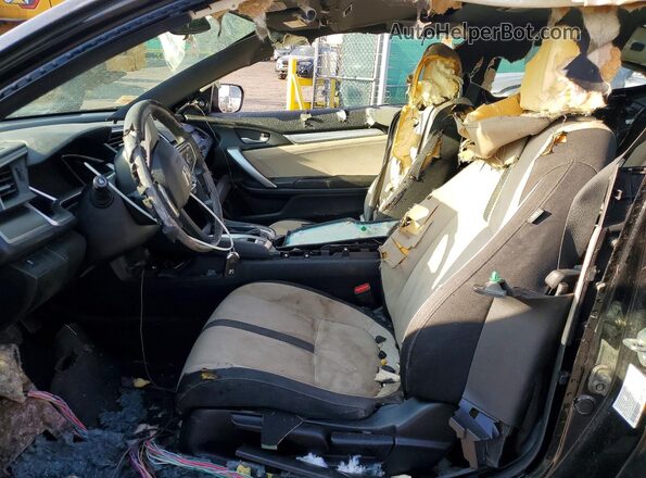 4T1F31AK2LU519955 2016 HONDA CIVIC Black Vista interior delantera