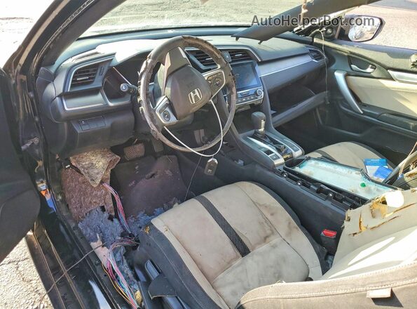 4T1F31AK2LU519955 2016 HONDA CIVIC Black Vista del salpicadero
