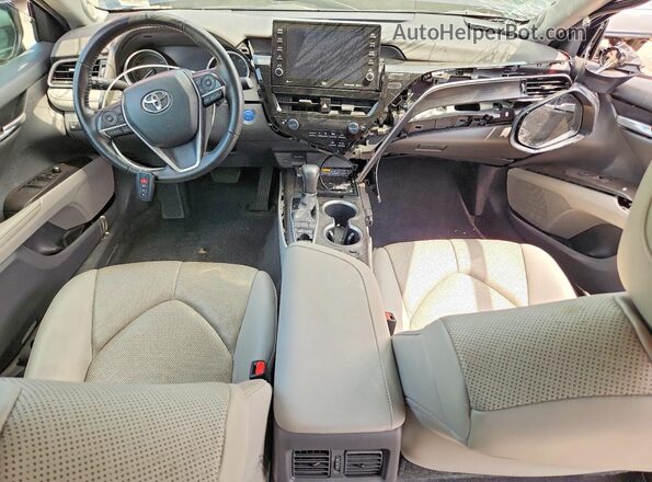 4T1F31AK3MU549046 2021 TOYOTA CAMRY Синий Вид панели приборов