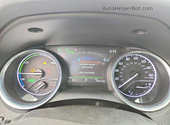 4T1F31AK6LU012220 2020 TOYOTA CAMRY Gray Vista del cuadro de instrumentos