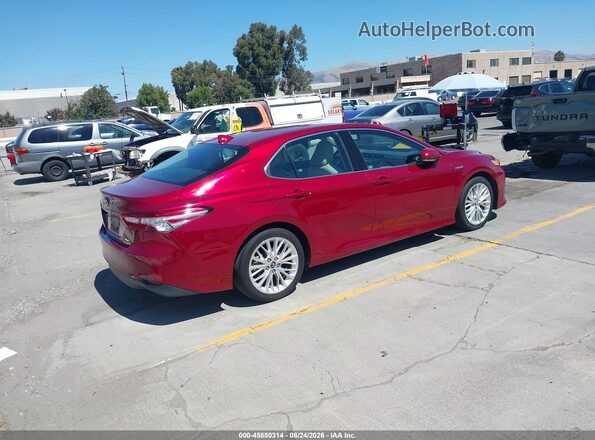 4T1F31AK6LU012525 2020 TOYOTA CAMRY Red Задня права чверть
