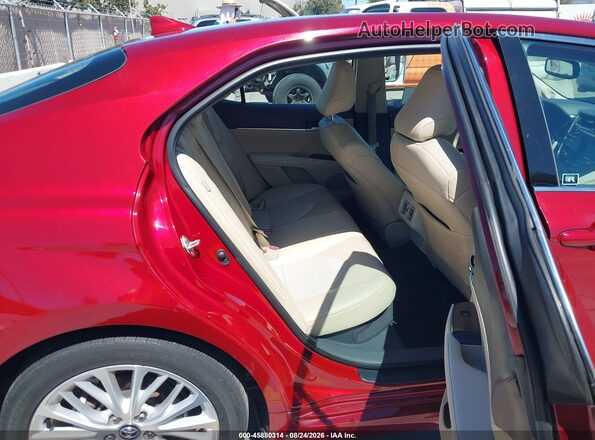 4T1F31AK6LU012525 2020 TOYOTA CAMRY Red Вид наклейки з VIN-кодом