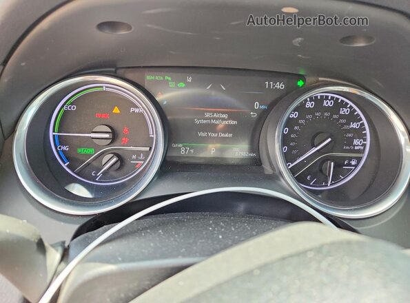 4T1F31AK7LU019404 2020 TOYOTA CAMRY Silver Vista del cuadro de instrumentos