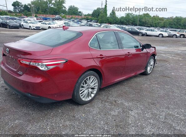4T1F31AK8LU017242 2020 TOYOTA CAMRY Red Задня права чверть