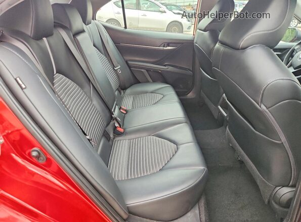 4T1G11AK0LU308781 2020 TOYOTA CAMRY Red უკანა სავარძლების ხედი