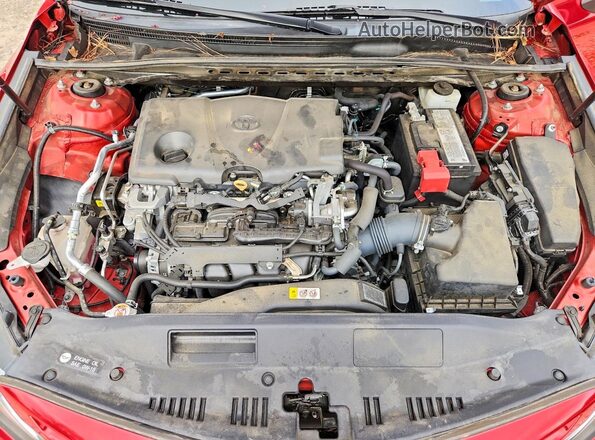 4T1G11AK0LU308781 2020 TOYOTA CAMRY Red უკანა სალონის ხედი