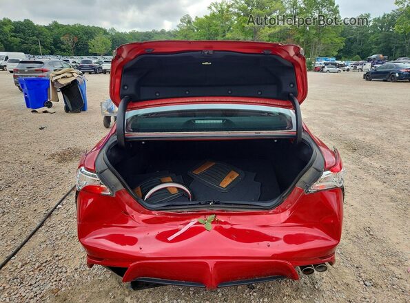 4T1G11AK0LU308781 2020 TOYOTA CAMRY Red უკანა ხედი