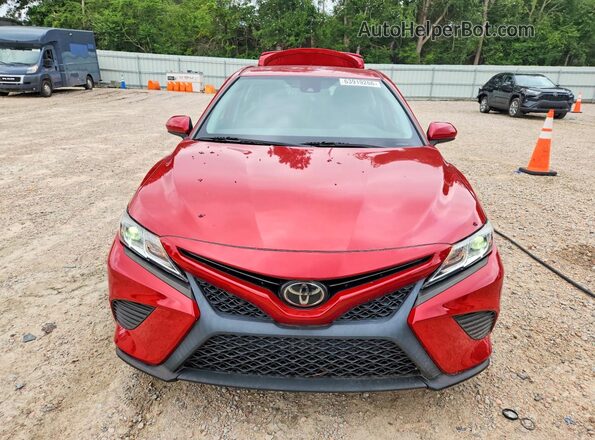 4T1G11AK0LU308781 2020 TOYOTA CAMRY Red წინა ხედი