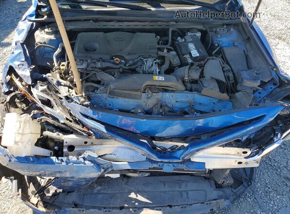 4T1G11AK2LU301282 2020 TOYOTA CAMRY Blue უკანა სალონის ხედი