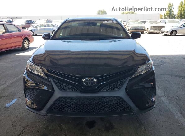 4T1G11AK2LU944022 2020 TOYOTA CAMRY Black Front view