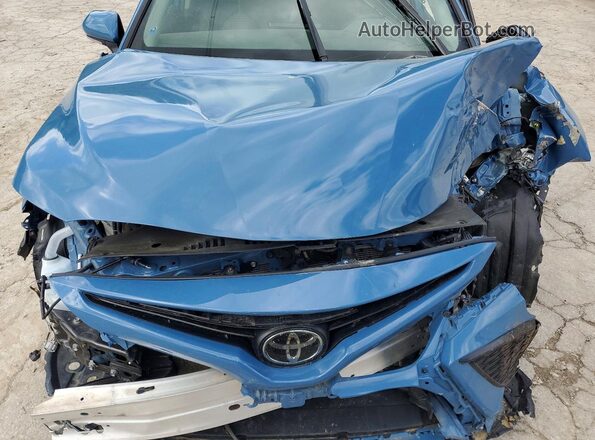 4T1G11AK2RU215527 2024 TOYOTA CAMRY Blue Widok wnętrza z tyłu