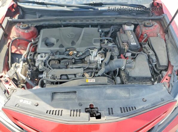 4T1G11AK3LU314073 2020 TOYOTA CAMRY Красный Вид задней части салона