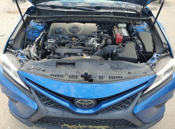 4T1G11AK3LU390165 2020 TOYOTA CAMRY Blue Vista interior trasera