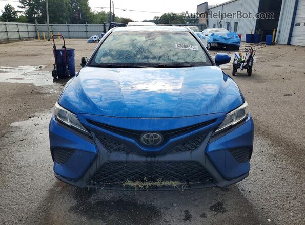 4T1G11AK3LU390165 2020 TOYOTA CAMRY Blue Vista frontal