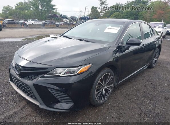 4T1G11AK3LU862459 2020 TOYOTA CAMRY Black Front view