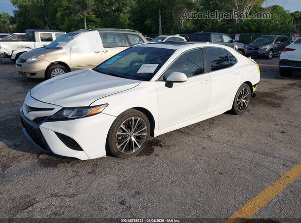 4T1G11AK3LU912065 2020 TOYOTA CAMRY White წინა მარცხენა ხედი სამი მეოთხედიდან