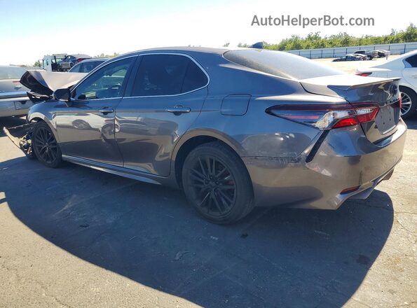 4T1G11AK3MU513447 2021 TOYOTA CAMRY Gray Trasero izquierdo
