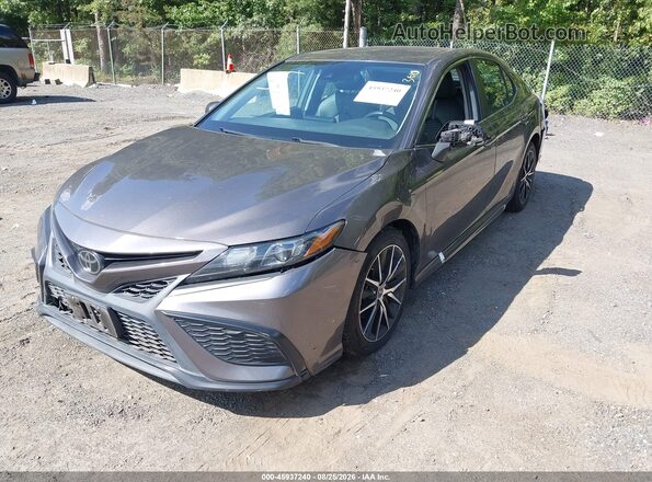 4T1G11AK3PU726077 2023 TOYOTA CAMRY Gray Vista tres cuartos delantera izquierda