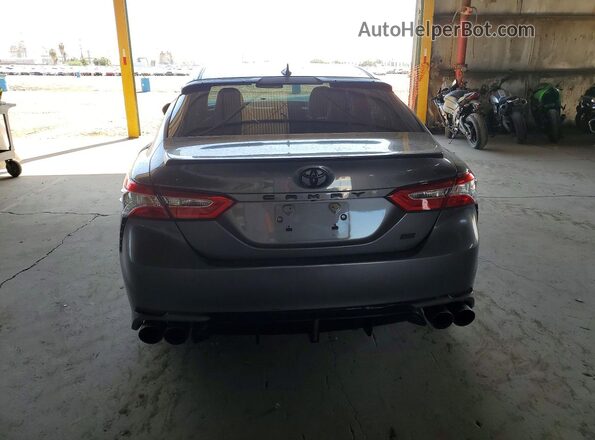4T1G11AK4LU344926 2020 TOYOTA CAMRY Gray Rear view